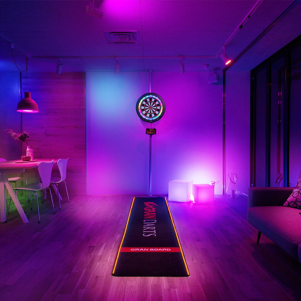 Granboard 3s soft tip electronic dartboard that links to smartphone for online play. グランボード3s